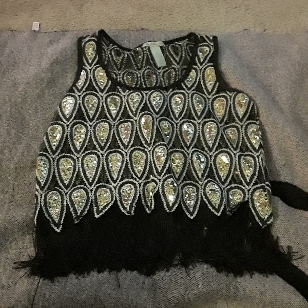 Shiny tank top